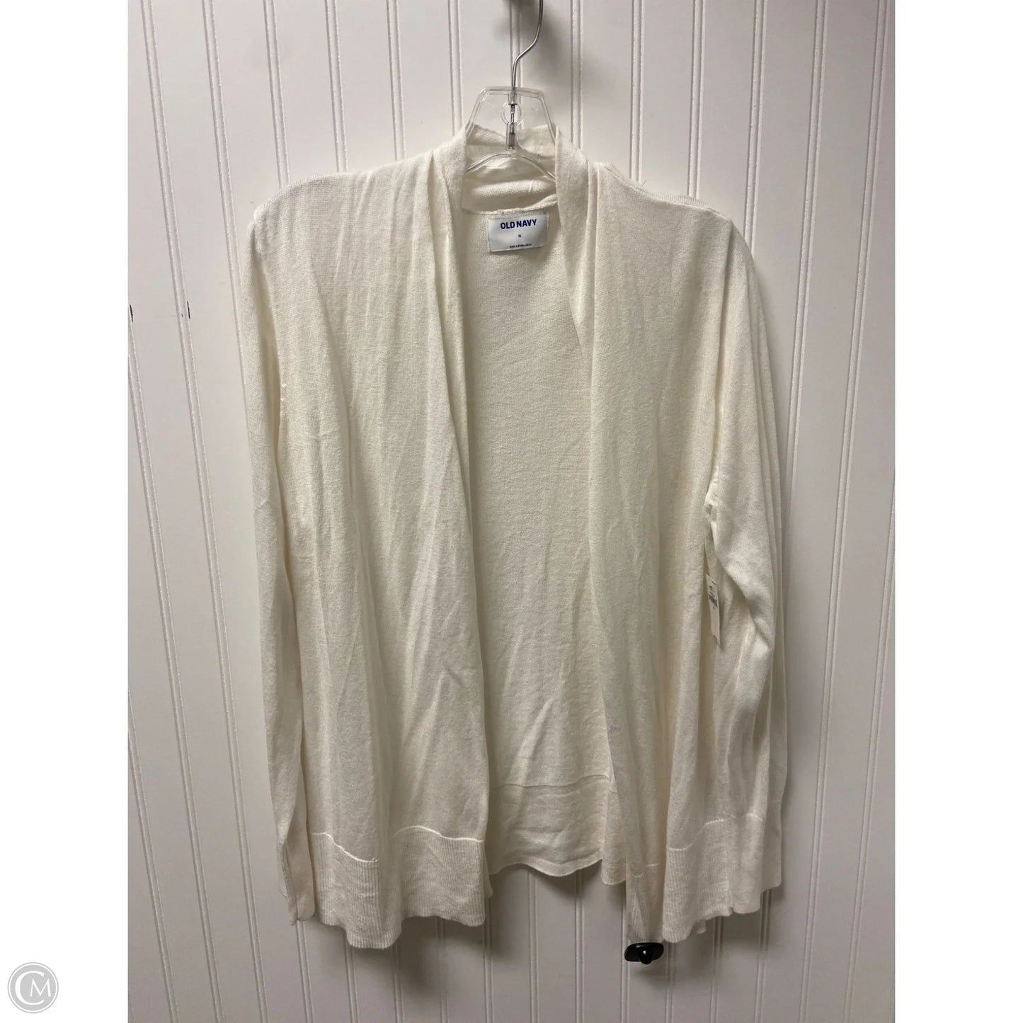 Sweater Cardigan By Old Navy In Cream, Size: Xl