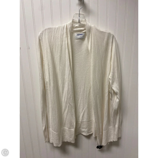 Sweater Cardigan By Old Navy In Cream, Size: Xl