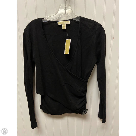 Top Long Sleeve Basic By Michael By Michael Kors In Black, Size: S
