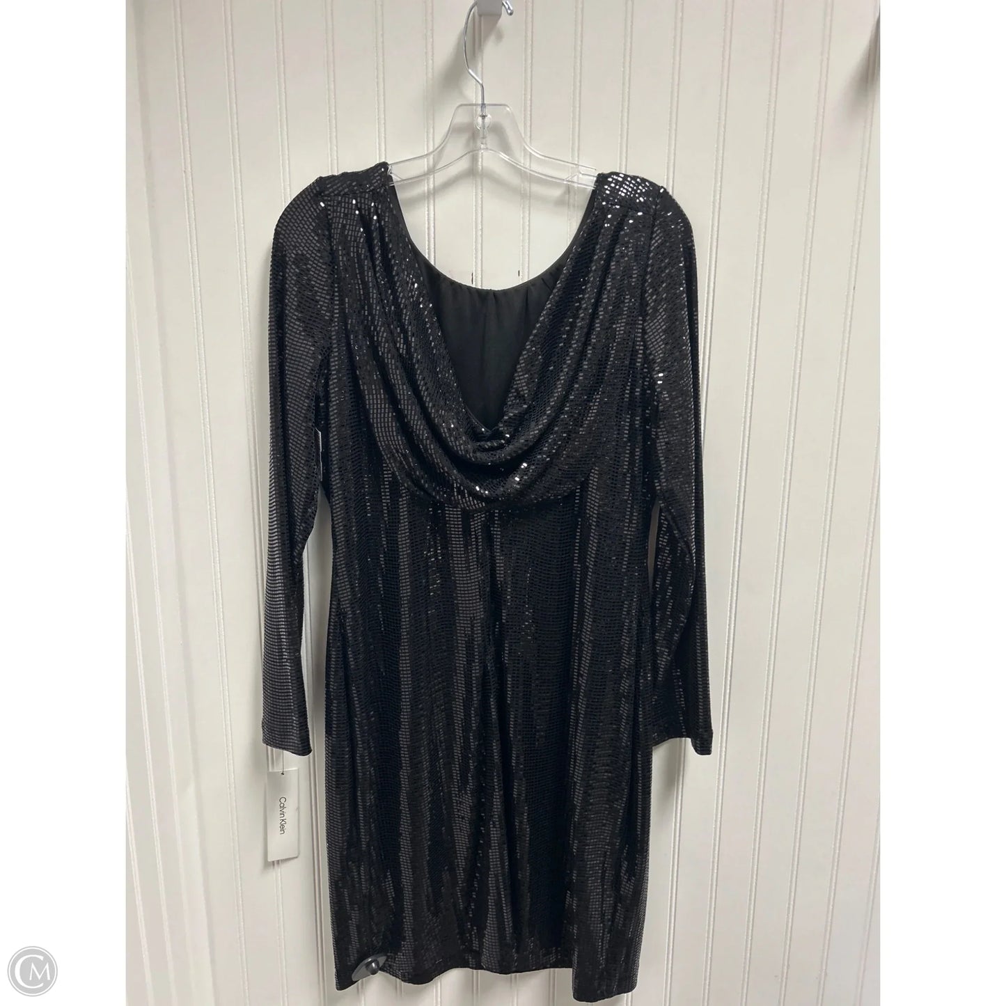 Dress Party Short By Calvin Klein In Black, Size: Xl