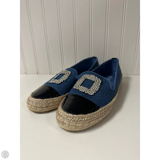 Shoes Flats By On 34th In Blue Denim, Size: 6.5