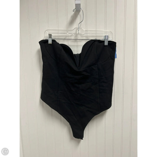 Bodysuit By Clothes Mentor In Black, Size: L