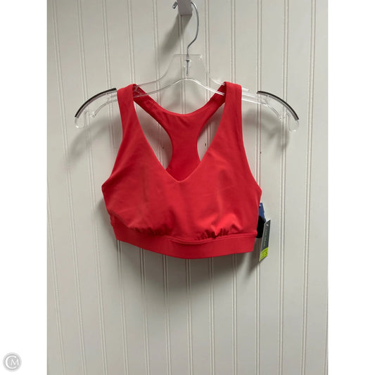 Athletic Bra By Tek Gear In Pink, Size: M