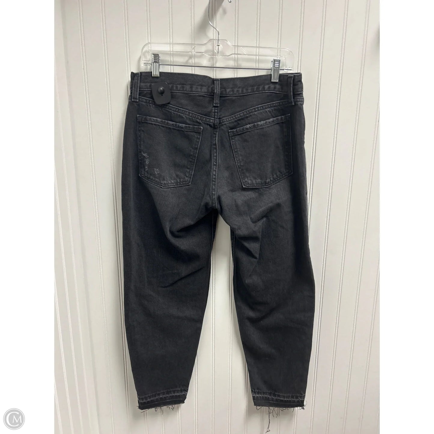 Jeans Straight By Old Navy In Black Denim, Size: 6