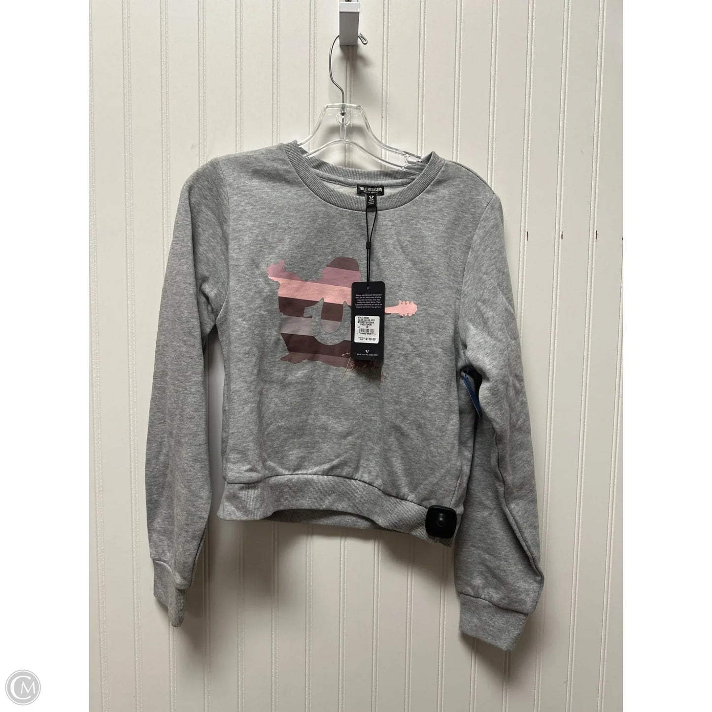 Sweater By True Religion In Grey, Size: M