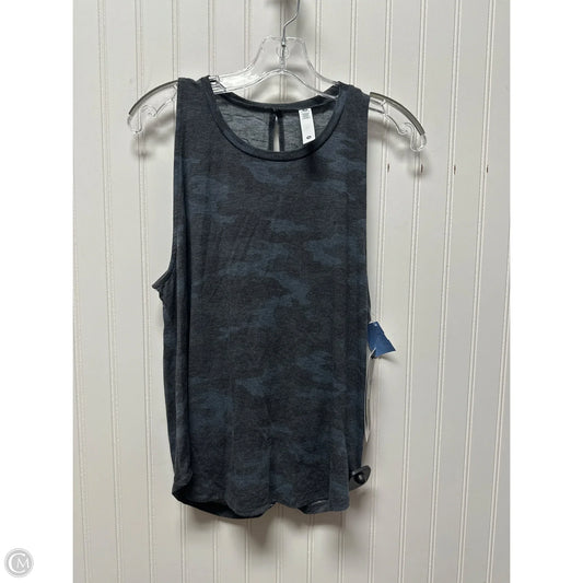 Athletic Tank Top By Cmb In Camouflage Print, Size: M