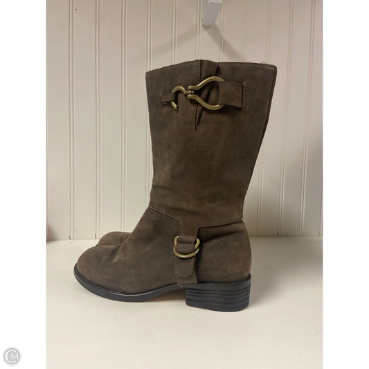 Boots Ankle Heels By Cole-haan In Brown, Size: 6.5