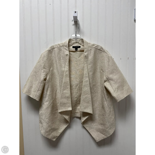 Blazer By Ann Taylor In Beige, Size: L