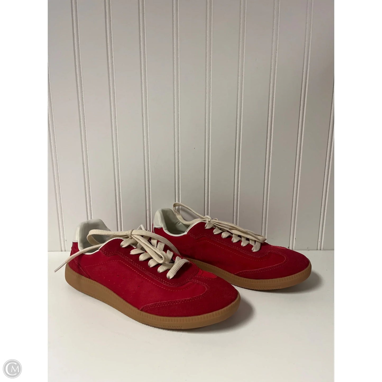 Shoes Sneakers By Steve Madden In Red, Size: 6.5