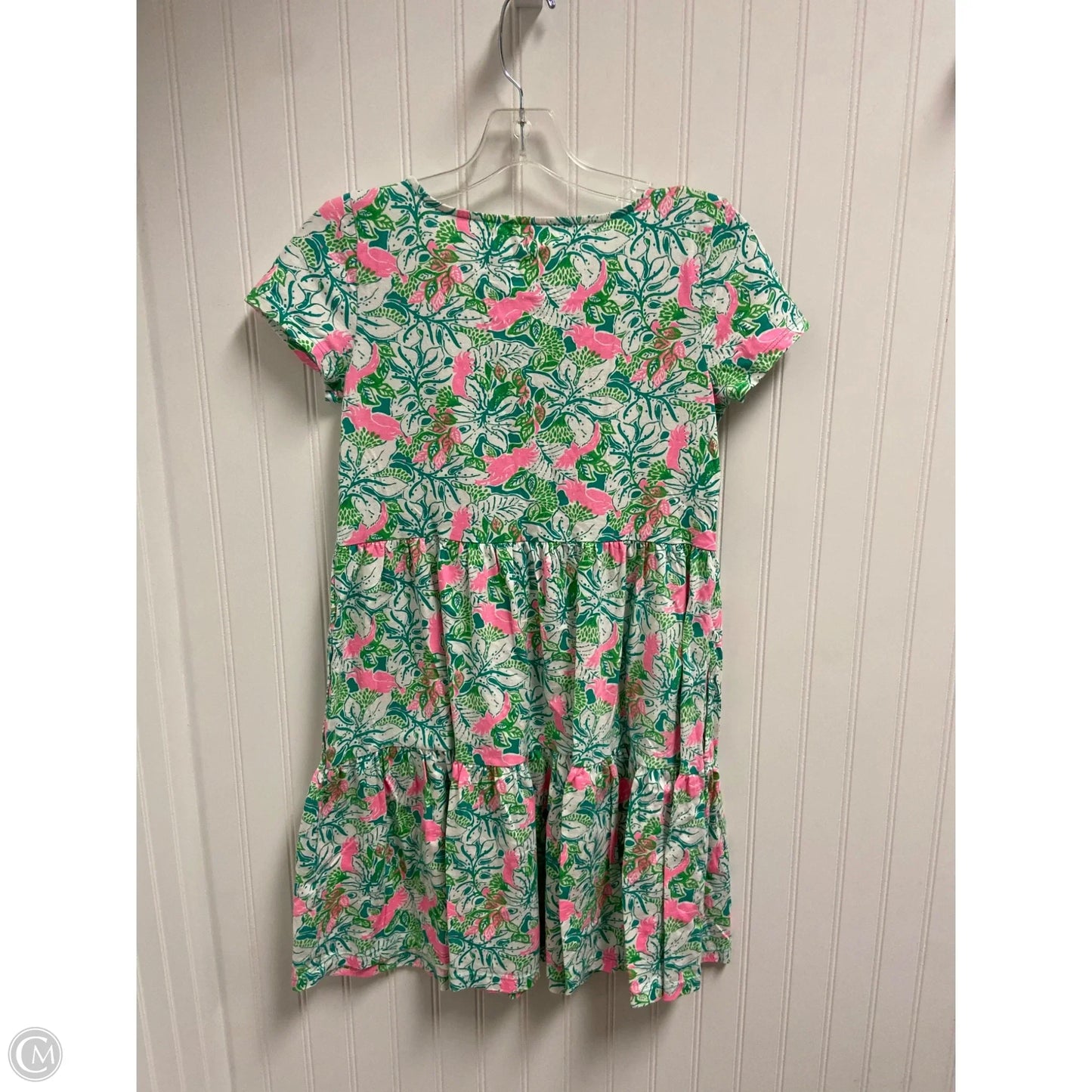 Dress Designer By Lilly Pulitzer In Green & Pink, Size: Xs