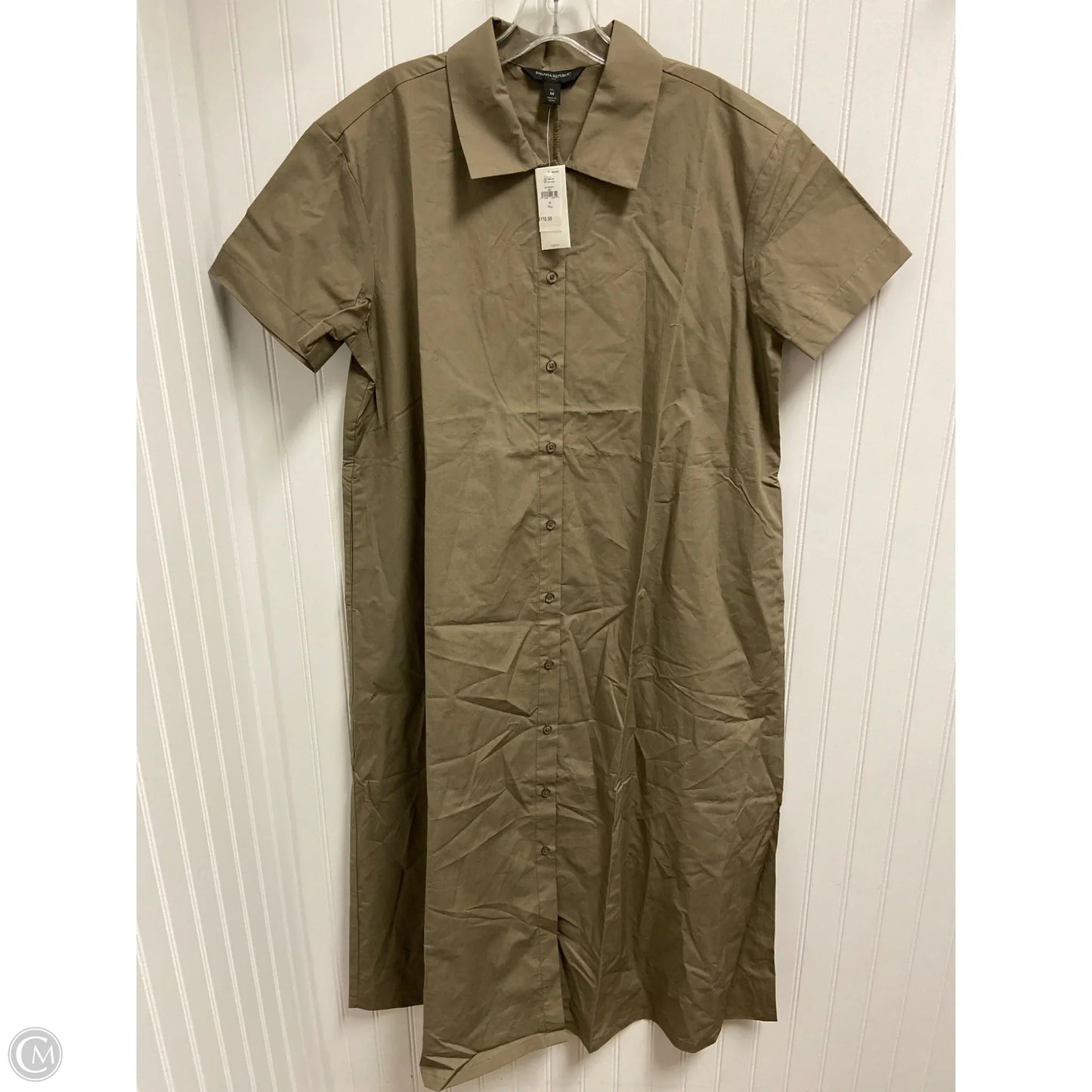 Dress Casual Maxi By Banana Republic In Taupe, Size: M