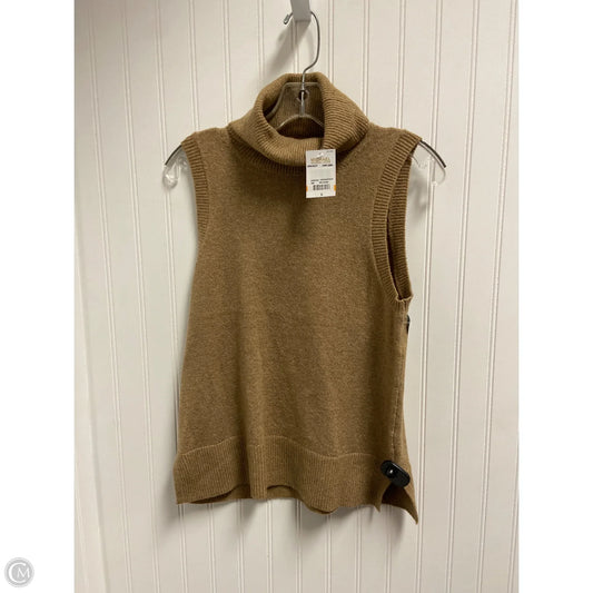 Sweater Short Sleeve By Michael By Michael Kors In Tan, Size: S
