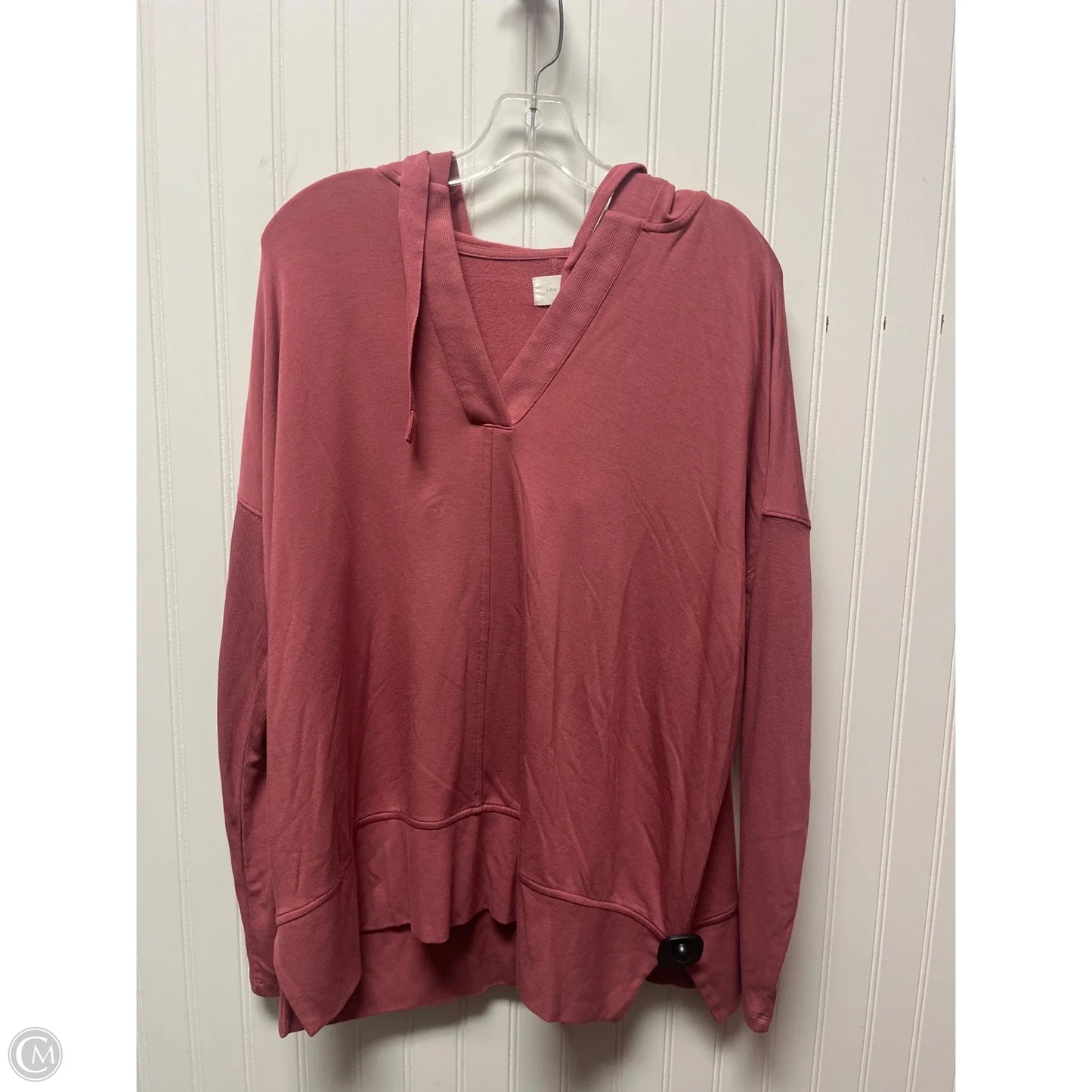 Sweatshirt Hoodie By Lou And Grey In Pink, Size: Xs