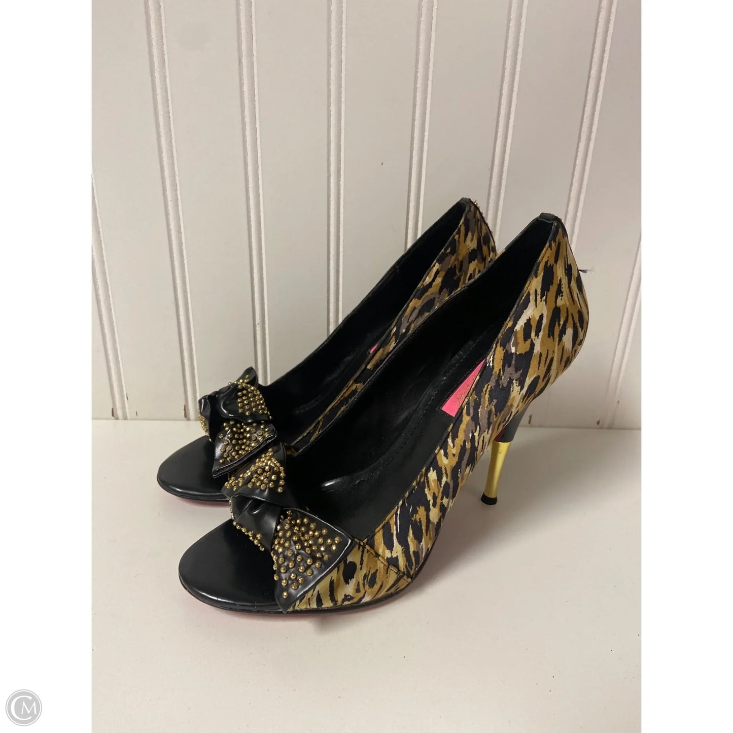 Shoes Flats By Betsey Johnson In Animal Print, Size: 7.5