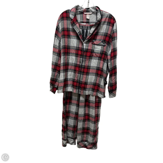 Pajamas 2pc By Victorias Secret In Plaid Pattern, Size: M