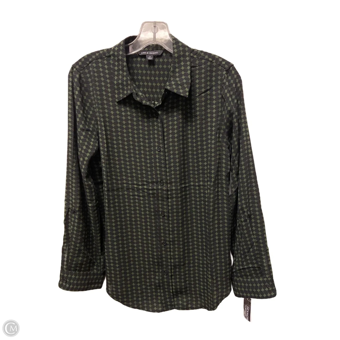 Top Long Sleeve By Zac And Rachel In Green, Size: S