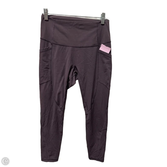Athletic Leggings By Everlane In Purple, Size: M