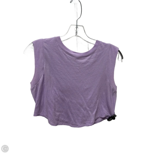Athletic Tank Top By Alo In Purple, Size: S