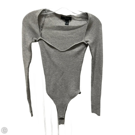 Bodysuit By Forever 21 In Grey, Size: S
