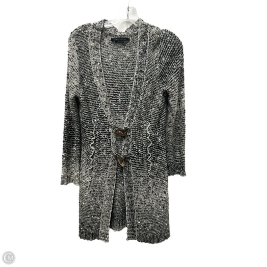 Sweater Cardigan By Bcbgmaxazria In Grey, Size: L