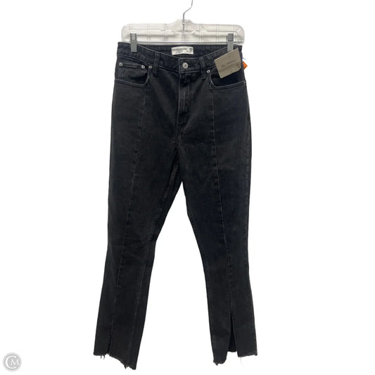 Jeans Skinny By Abercrombie And Fitch In Black Denim, Size: 6