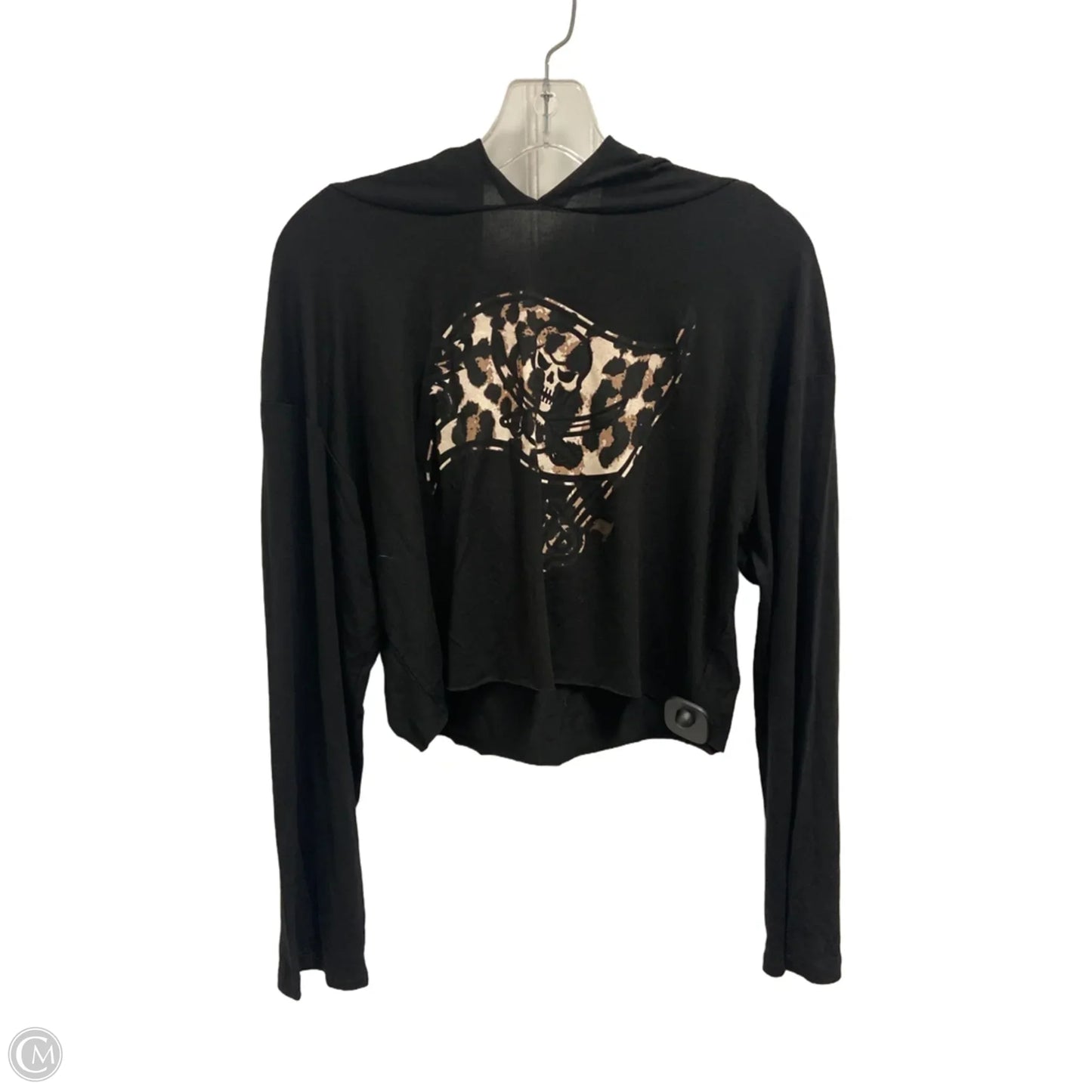 Top Long Sleeve By Majestic In Black, Size: S