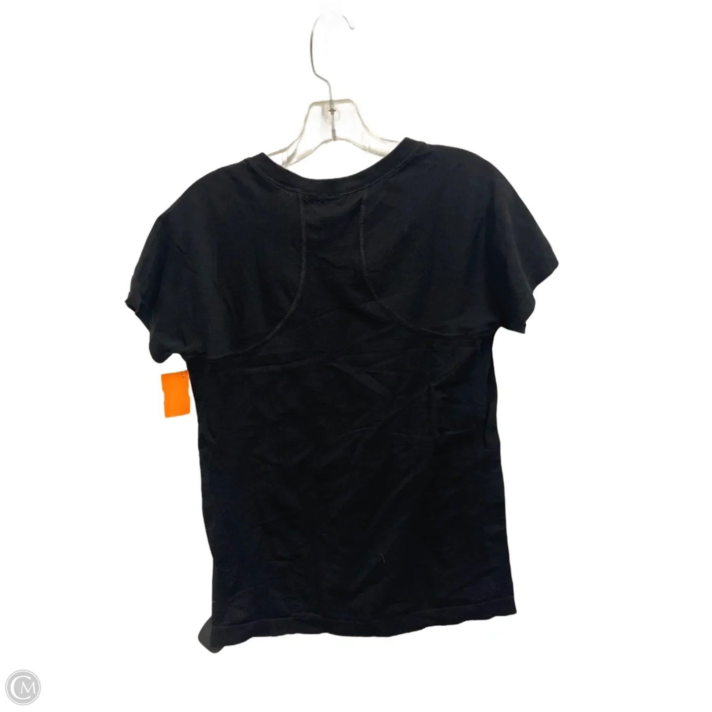 Athletic Top Short Sleeve By Athleta In Black, Size: M