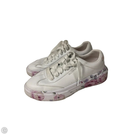 Shoes Sneakers By Skechers In White, Size: 9
