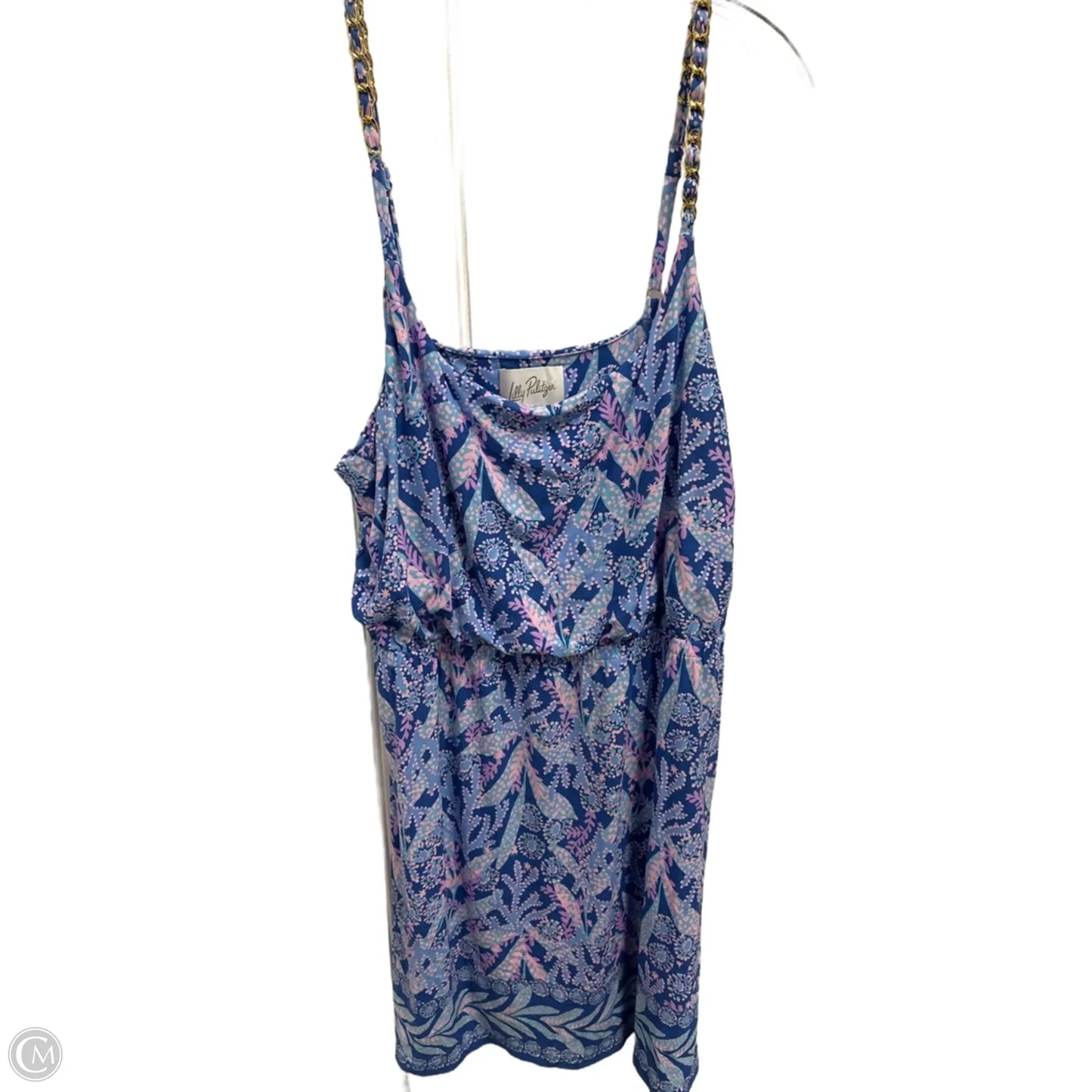 Dress Designer By Lilly Pulitzer In Blue & Pink, Size: L
