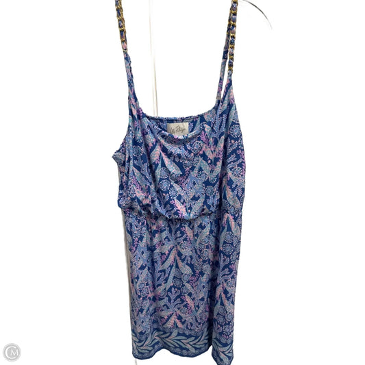 Dress Designer By Lilly Pulitzer In Blue & Pink, Size: L
