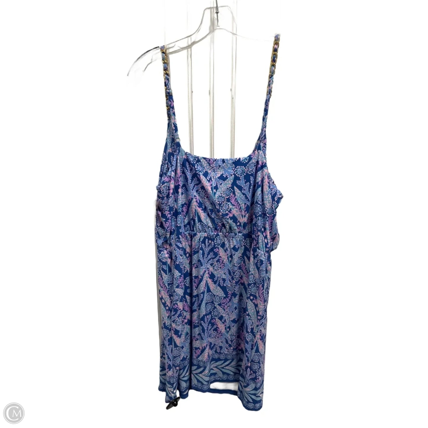 Dress Designer By Lilly Pulitzer In Blue & Pink, Size: L