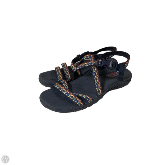 Sandals Flats By Skechers In Navy, Size: 9