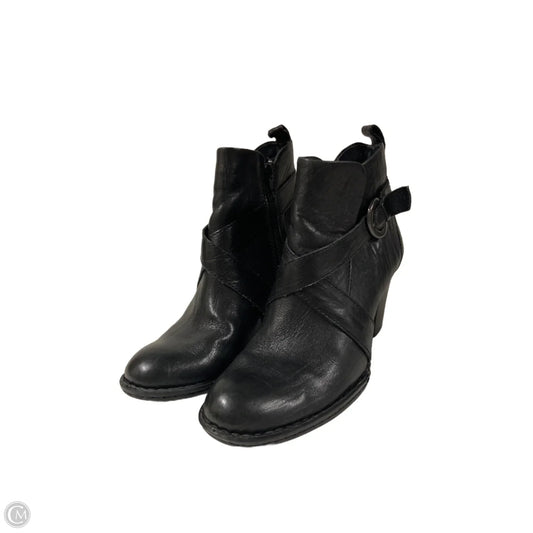 Boots Ankle Heels By Born In Black, Size: 8