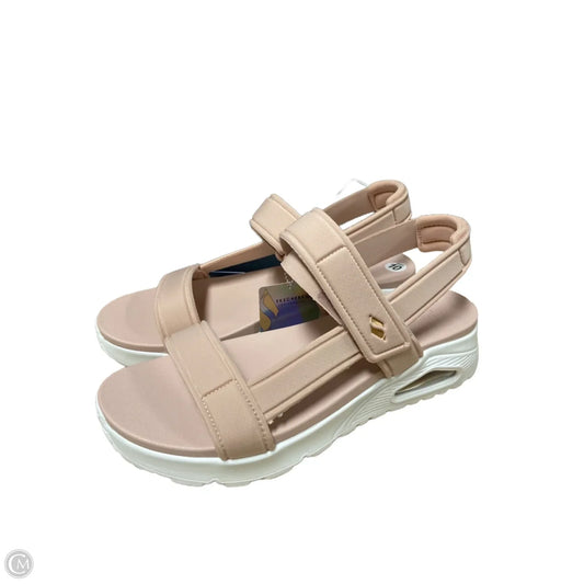 Sandals Flats By Skechers In Pink, Size: 10