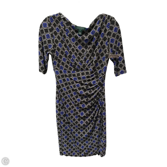 Dress Work By Ralph Lauren In Black & White, Size: Xs