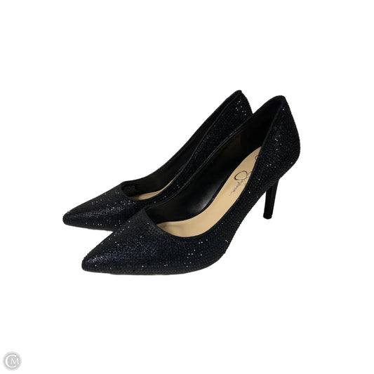 Shoes Heels Stiletto By Jessica Simpson In Black, Size: 9.5