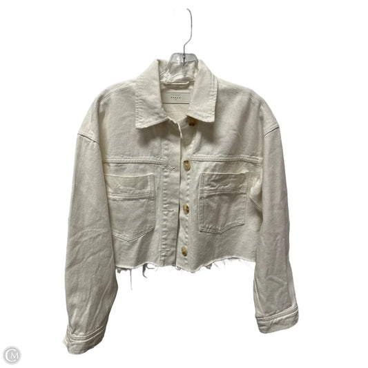 Jacket Denim By Blanknyc In White Denim, Size: Xs