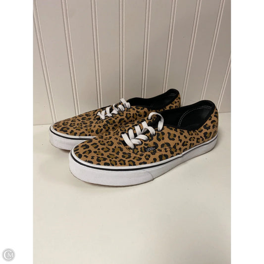 Shoes Sneakers By Vans In Animal Print, Size: 10.5
