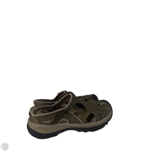 Shoes Flats By Keen In Green, Size: 9.5