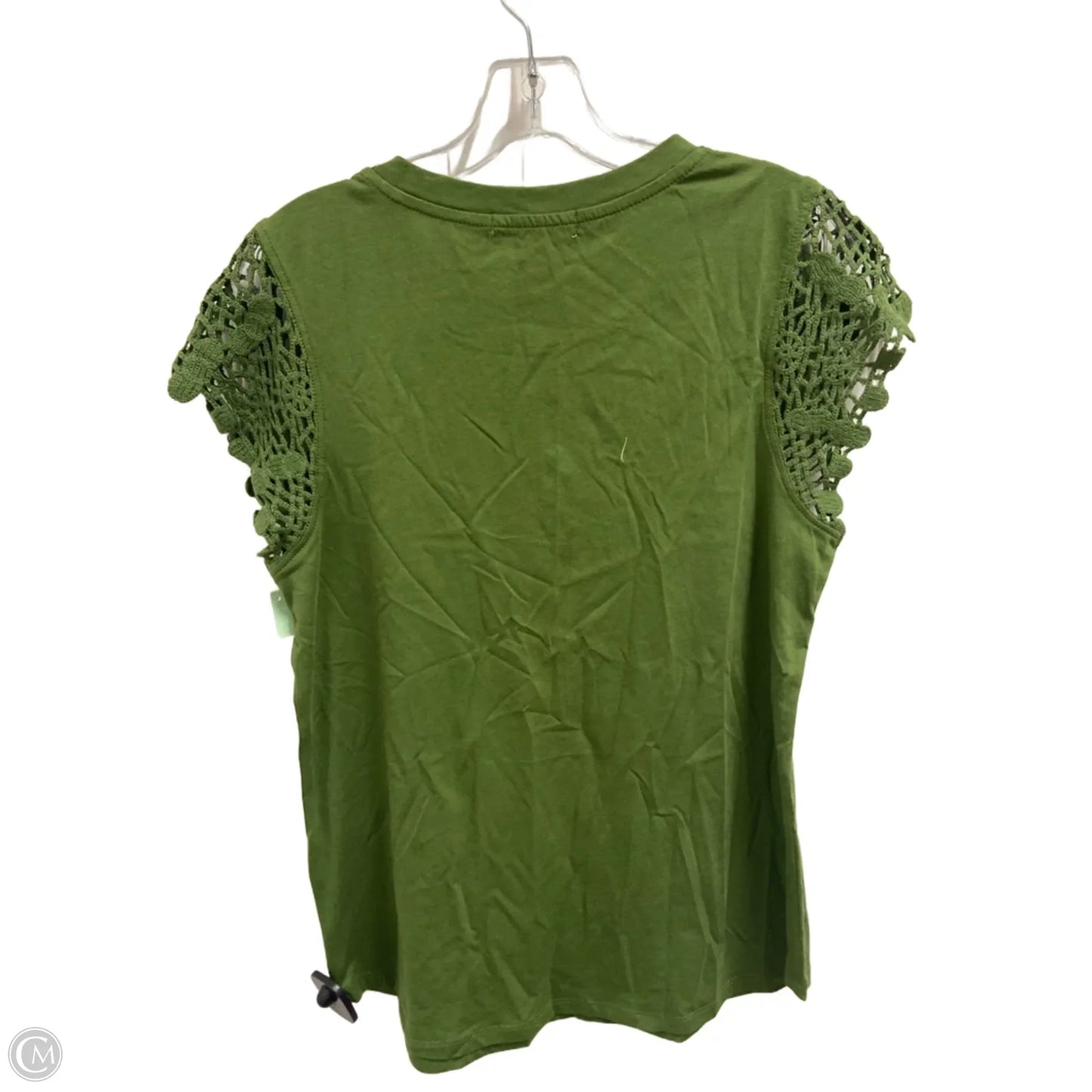 Top Short Sleeve By C And C In Green, Size: S