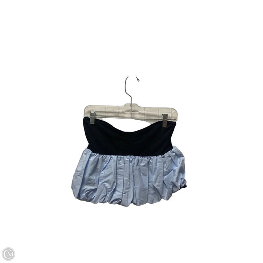 Top Sleeveless By Emory Park In Black & Blue, Size: M