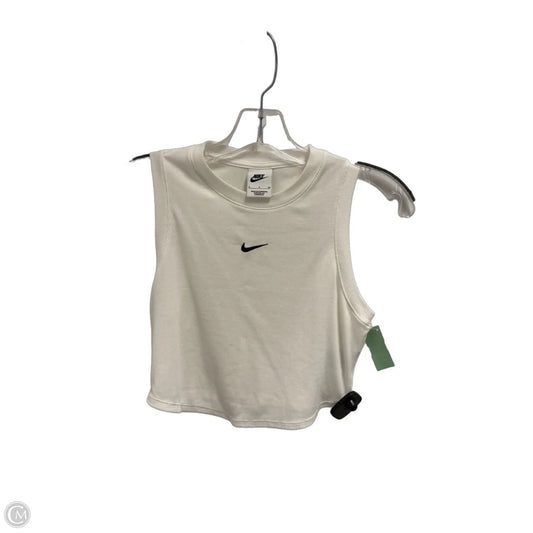 Athletic Tank Top By Nike In White, Size: Sp
