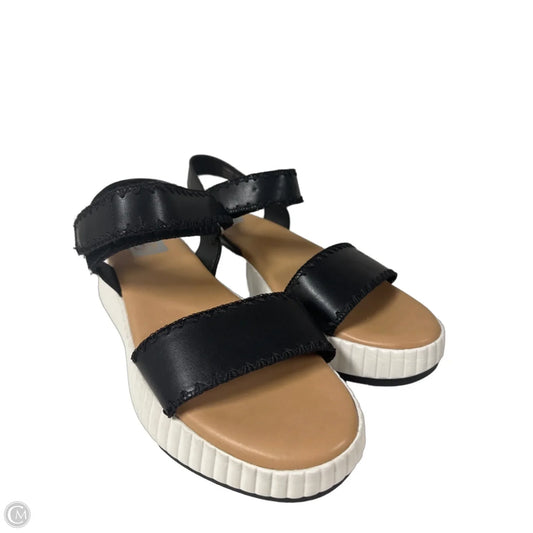 Sandals Heels Wedge By Dolce Vita In Black, Size: 10