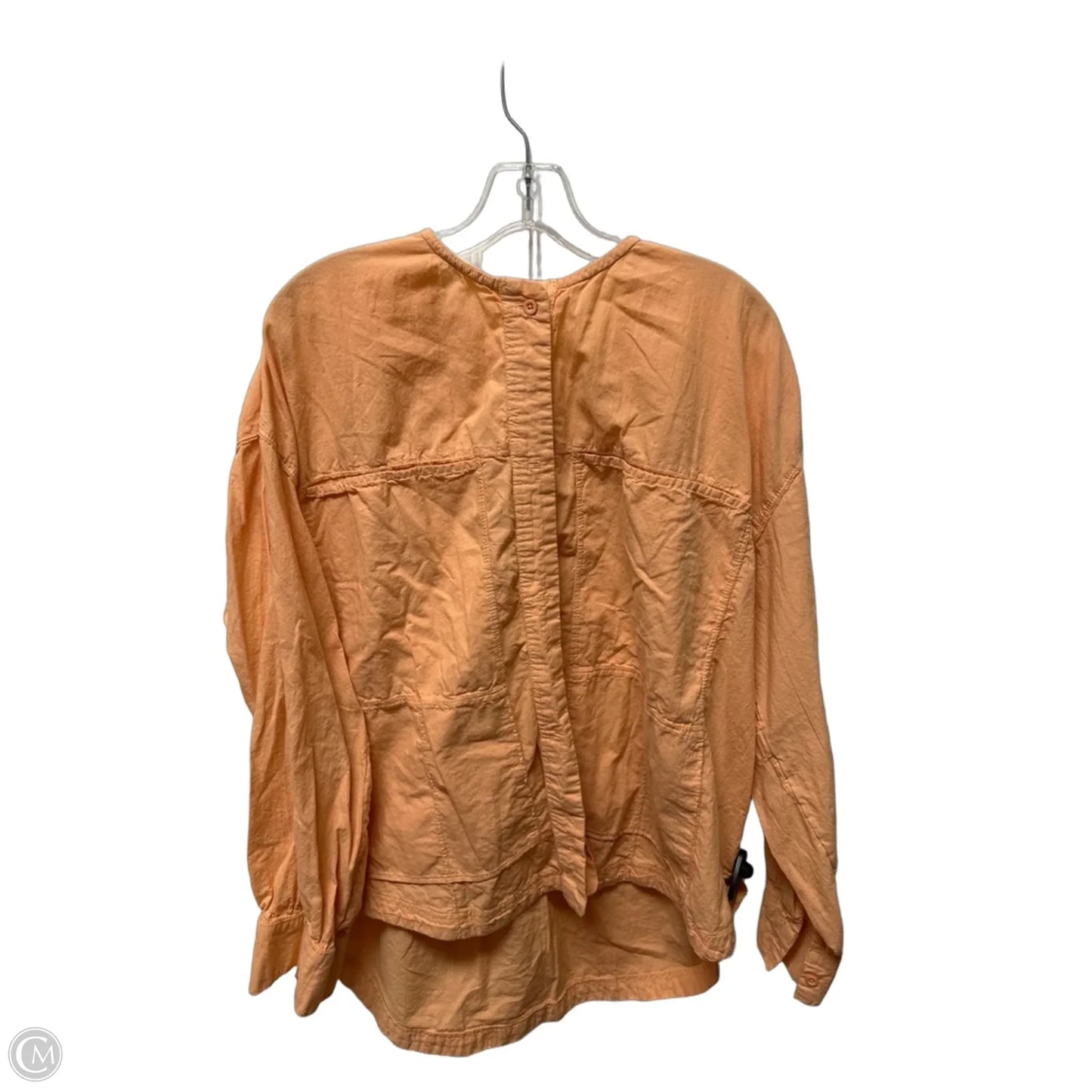 Top Long Sleeve By Free People In Orange, Size: M
