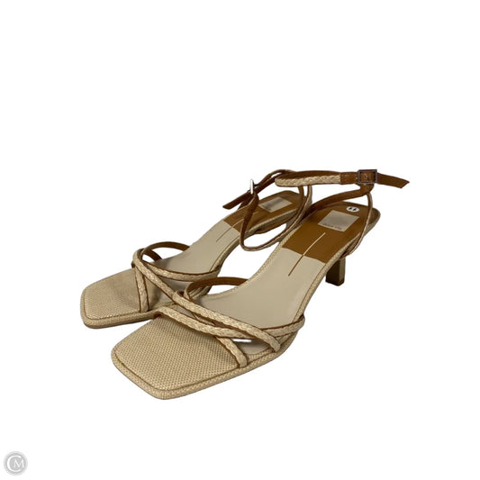 Sandals Heels Kitten By Dolce Vita In Beige, Size: 11