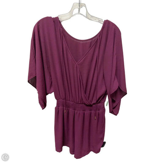 Romper By White House Black Market In Purple, Size: Xs