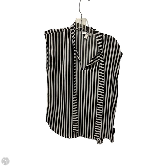 Top Sleeveless By Bar Iii In Striped Pattern, Size: M