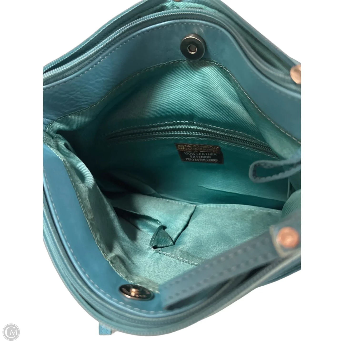 Handbag Leather By Clothes Mentor, Size: Medium