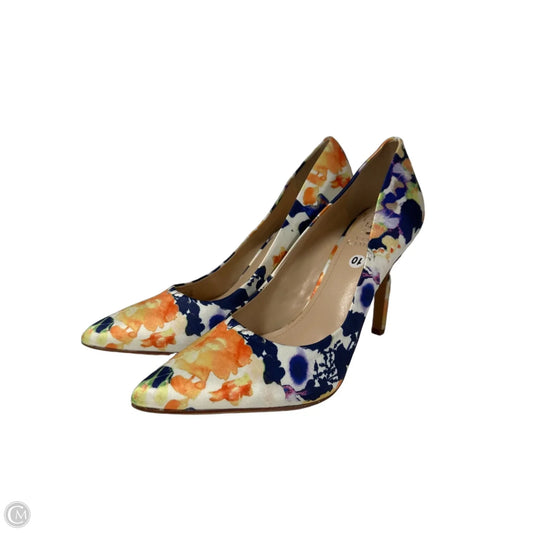 Shoes Flats By Vince Camuto In Blue & Orange, Size: 10