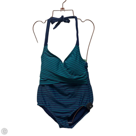 Swimsuit By Clothes Mentor In Blue & Green, Size: M